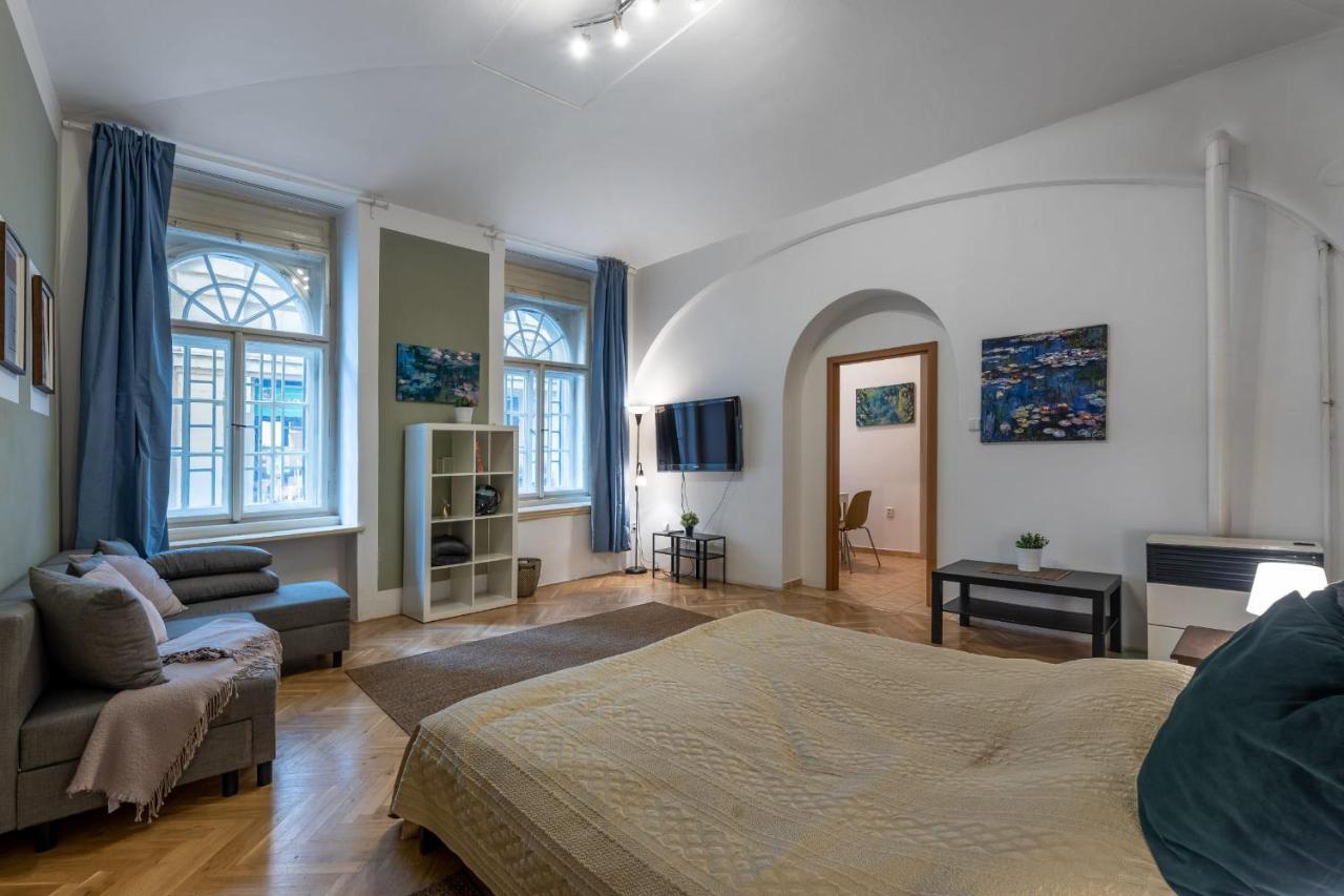 Spacious 3 Bedroom Apartment In The Heart Of Prag Exteriör bild